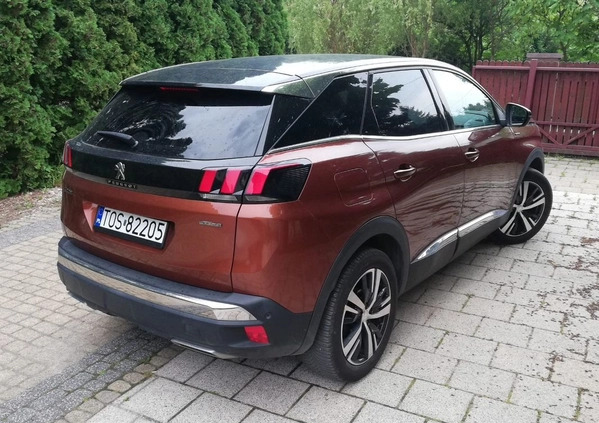 Peugeot 3008 cena 68000 przebieg: 121070, rok produkcji 2018 z Zawichost małe 742